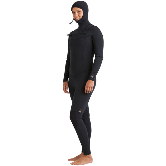 Billabong Women's Salty Dayz Natural Upcycler 4/3 Hooded Chest-Zip Wetsuit 3