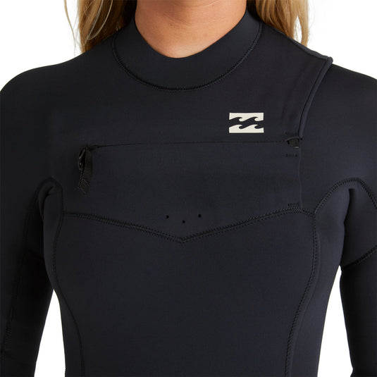 Billabong Women's Synergy Natural Upcycler 3/2 Chest-Zip Wetsuit 6