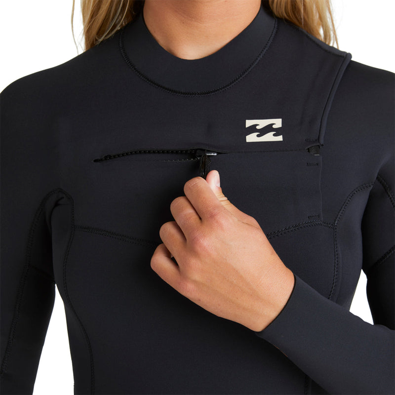 Load image into Gallery viewer, Billabong Women's Synergy Natural Upcycler 3/2 Chest-Zip Wetsuit 7

