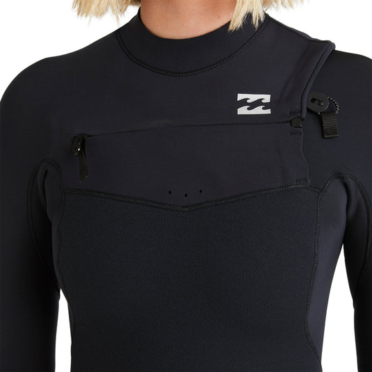 Billabong Women's Furnace Natural Upcycler 4/3 Chest-Zip Wetsuit 4