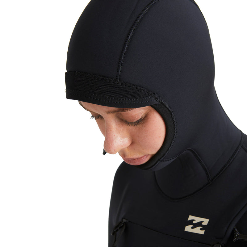 Load image into Gallery viewer, Billabong Women's Synergy Natural Upcycler 5/4 Hooded Chest-Zip Wetsuit 4
