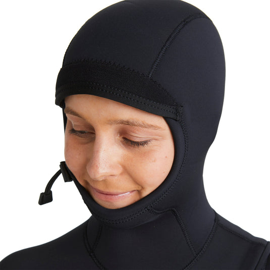 Billabong Women's Furnace Natural Upcycler 5/4 Hooded Chest-Zip Wetsuit 4