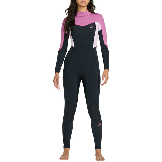 Billabong Women's Cleanline Synergy Natural Upcycler 5/4 Back-Zip Wetsuit 1