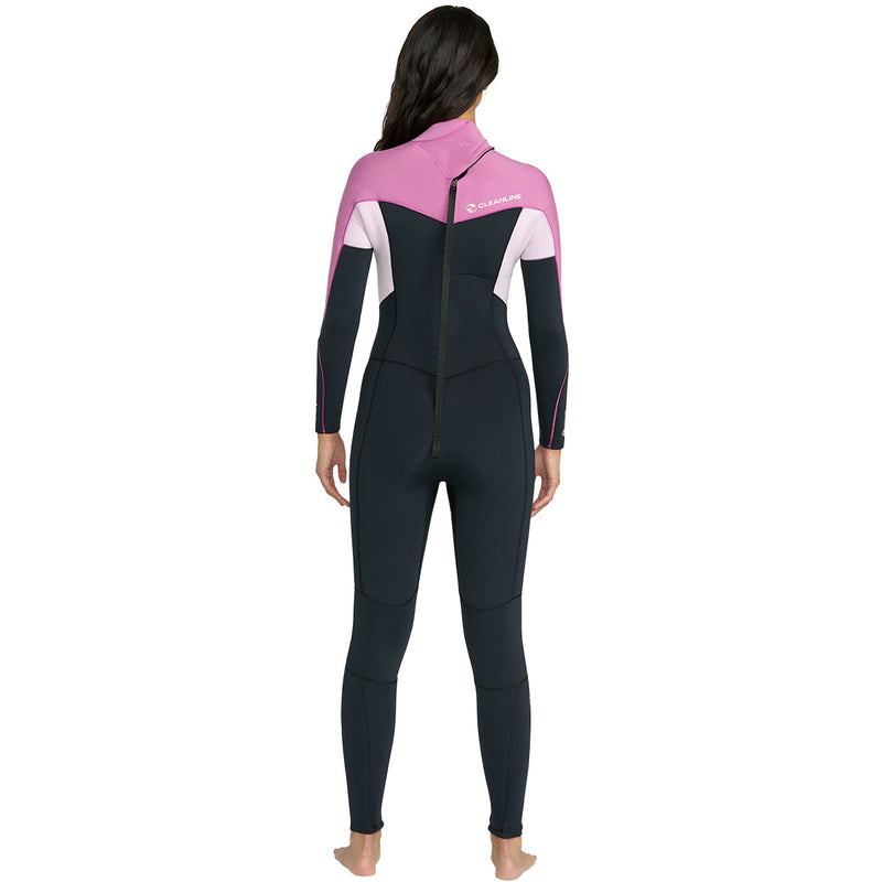 Load image into Gallery viewer, Billabong Women's Cleanline Synergy Natural Upcycler 5/4 Back-Zip Wetsuit 2

