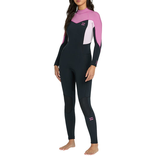 Billabong Women's Cleanline Synergy Natural Upcycler 5/4 Back-Zip Wetsuit 4