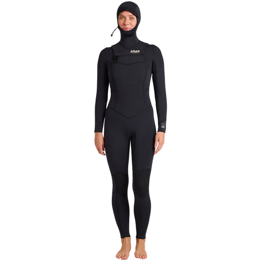 Billabong Women's Salty Dayz 5/4 Hooded Chest-Zip Wetsuit 1
