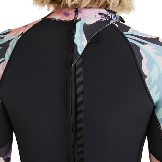 Billabong Women's Spring Fever Natural Upcycler 2/2 Long Sleeve Back-Zip Spring Wetsuit 6