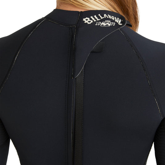 Billabong Women's Spring Fever Natural Upcycler 2/2 Long Sleeve Back-Zip Spring Wetsuit 6