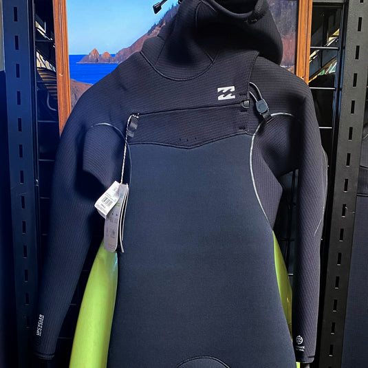Billabong Furnace Natural Upcycler 6/5 Hooded Chest-Zip Wetsuit 5