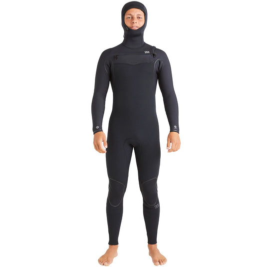 Billabong Furnace Natural Upcycler 6/5 Hooded Chest-Zip Wetsuit 1