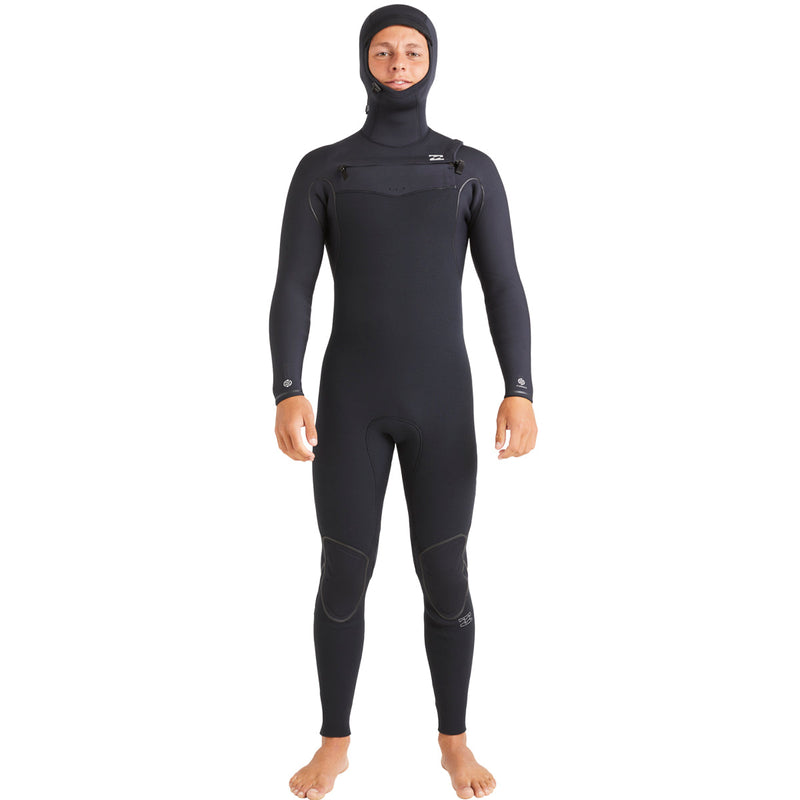 Load image into Gallery viewer, Billabong Furnace Natural Upcycler 5/4 Hooded Chest-Zip Wetsuit 1
