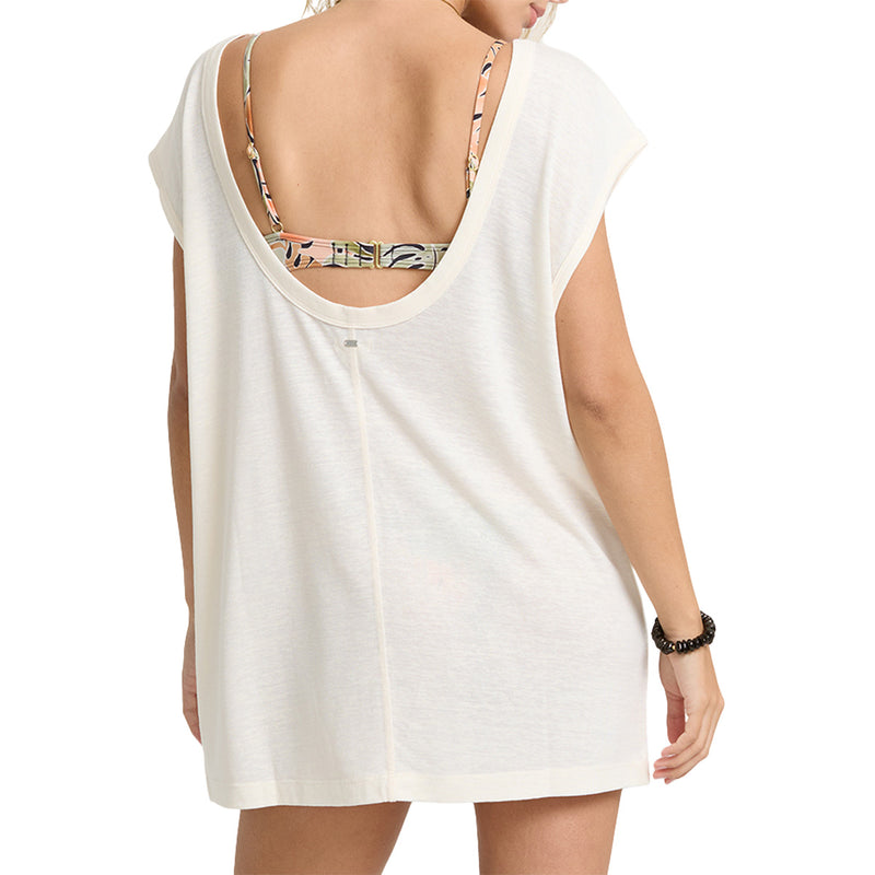 Load image into Gallery viewer, Billabong Women's Hallow Wave Short Sleeve Mini Dress 2
