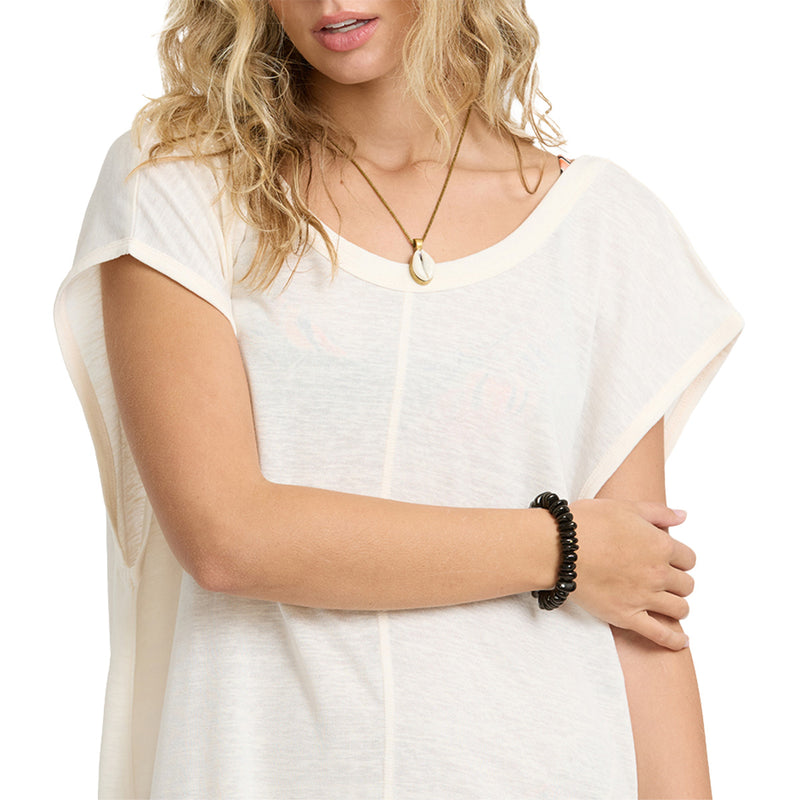 Load image into Gallery viewer, Billabong Women's Hallow Wave Short Sleeve Mini Dress 5
