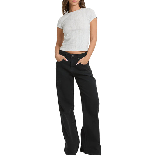 Billabong Women's Free Fall Flare Denim Jeans 6
