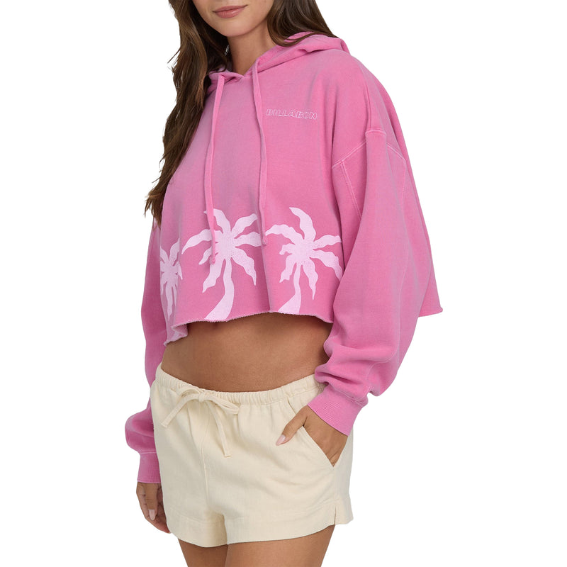 Load image into Gallery viewer, Billabong Women's Palmer Hood Crop Pullover Hoodie
