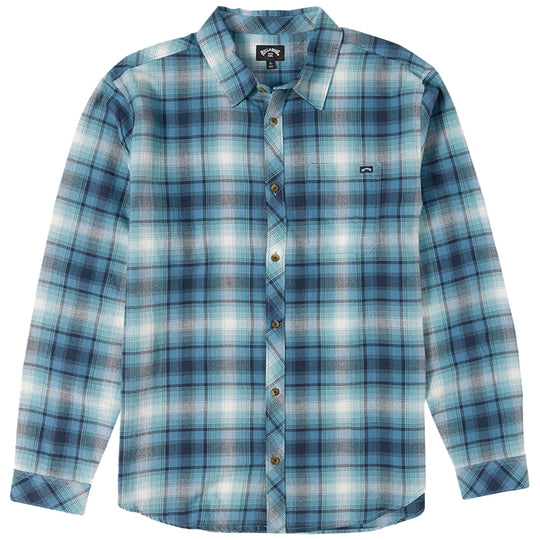 Billabong Coastline Long Sleeve Button-Up Flannel Shirt