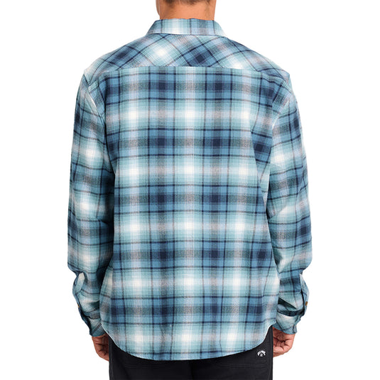 Billabong Coastline Long Sleeve Button-Up Flannel Shirt 4