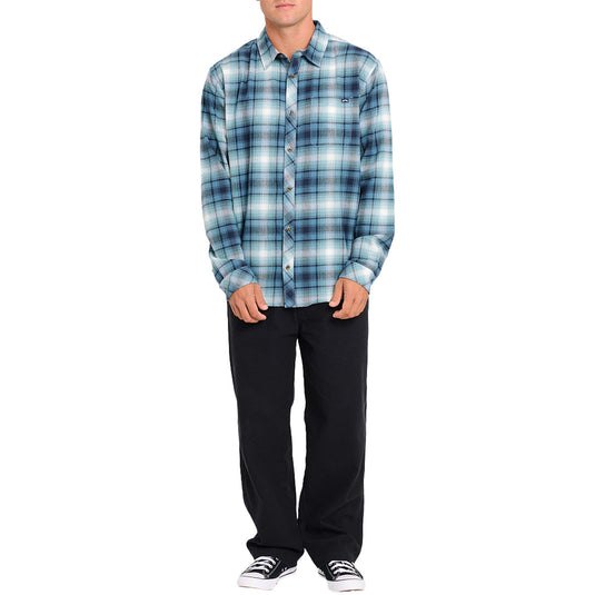 Billabong Coastline Long Sleeve Button-Up Flannel Shirt 7