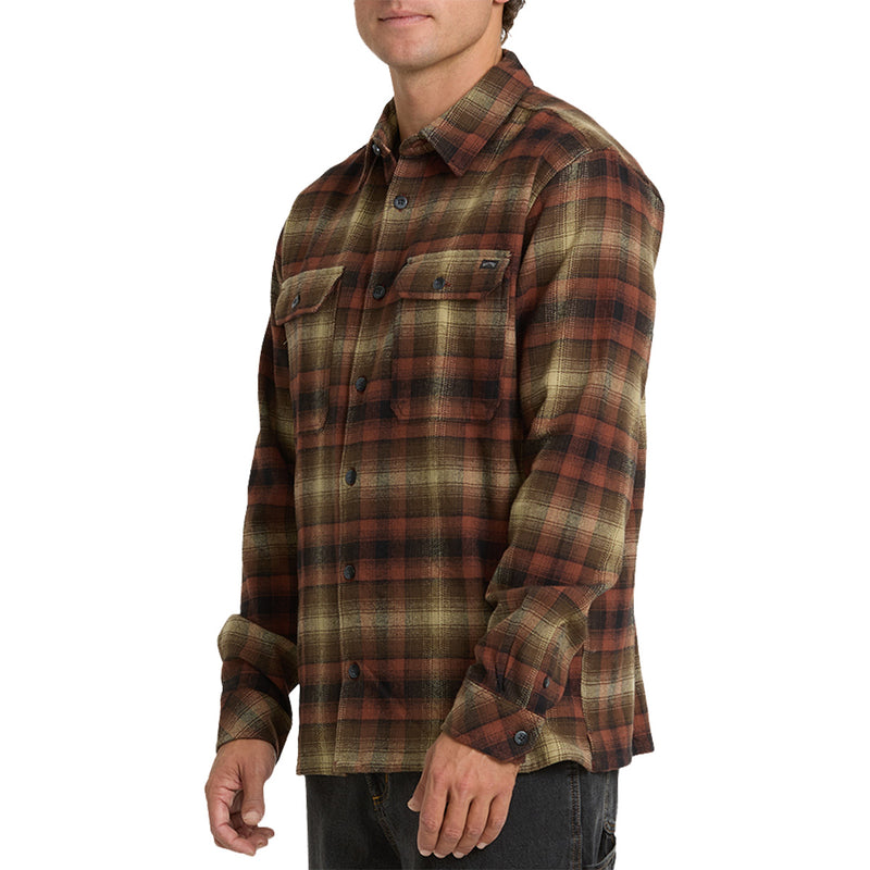 Load image into Gallery viewer, Billabong Offshore Long Sleeve Button-Up Flannel Shirt 8
