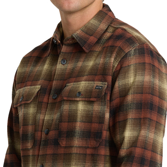 Billabong Offshore Long Sleeve Button-Up Flannel Shirt 9