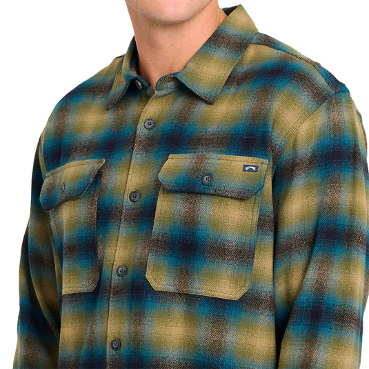 Billabong Offshore Long Sleeve Button-Up Flannel Shirt 4