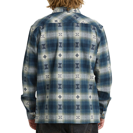 Billabong Offshore Jacquard Long Sleeve Button-Up Flannel Shirt 2