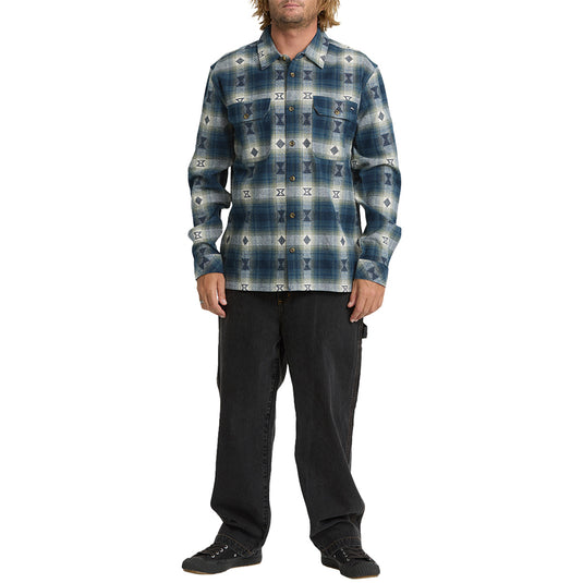 Billabong Offshore Jacquard Long Sleeve Button-Up Flannel Shirt 5