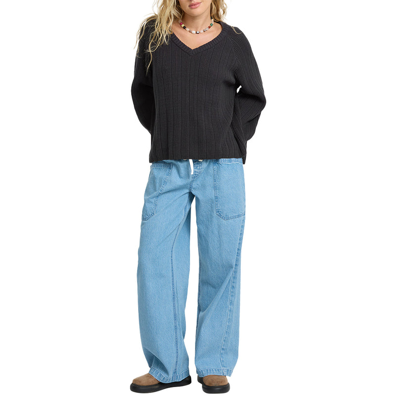 Load image into Gallery viewer, Billabong Women's Dallas V-Neck Sweater 5
