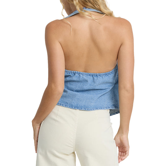 Billabong Women's Lyla Saltwashed Halter Top 2