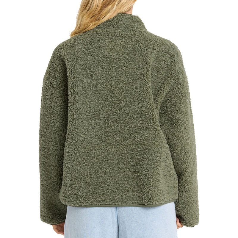 Load image into Gallery viewer, Billabong Women's Camper Reversible Snap-Button Sherpa Jacket 2
