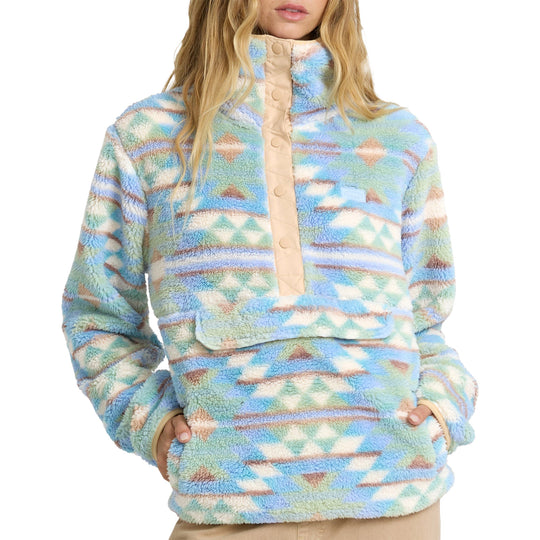 Billabong Women's Switchback Sherpa Half-Snap Pullover Fleece