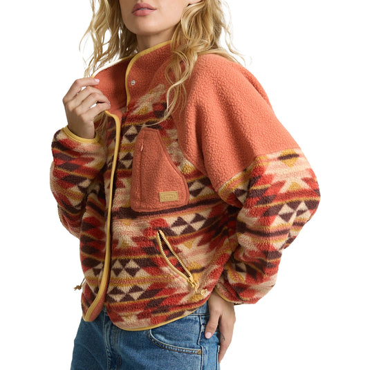 Billabong Women's A/Div Popyo Snap-Button Sherpa Jacket 3