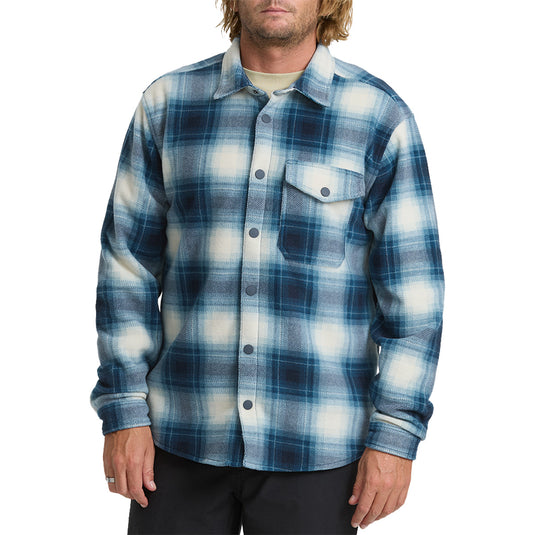 Billabong A/Div Furnace Long Sleeve Snap-Button Flannel Shirt 6