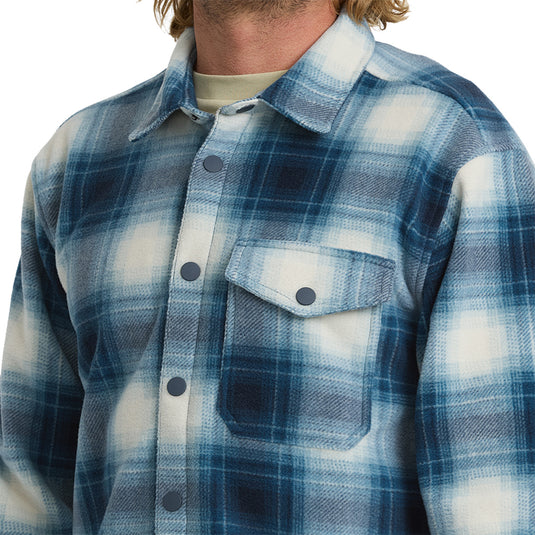 Billabong A/Div Furnace Long Sleeve Snap-Button Flannel Shirt 9