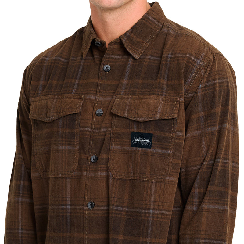 Load image into Gallery viewer, Billabong Bad Dog Long Sleeve Button-Up Flannel Shirt 5
