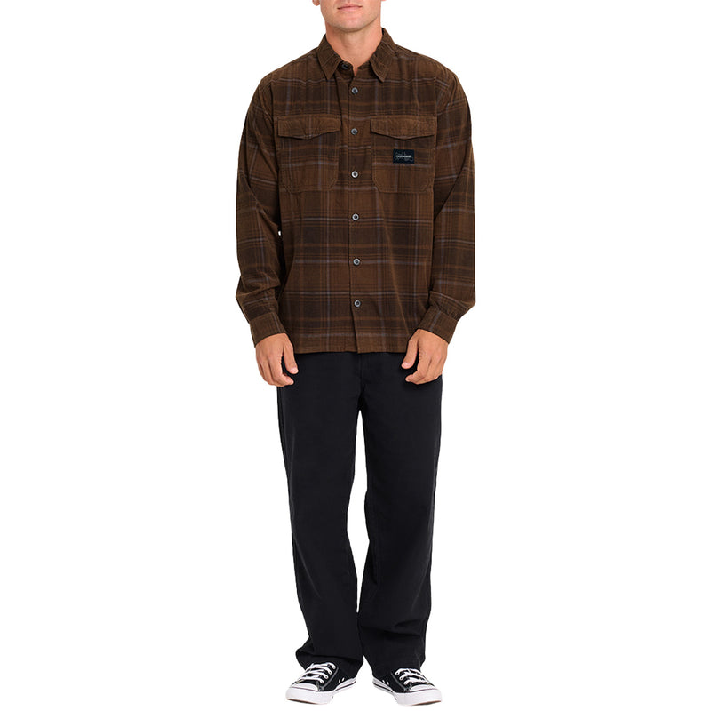 Load image into Gallery viewer, Billabong Bad Dog Long Sleeve Button-Up Flannel Shirt 6
