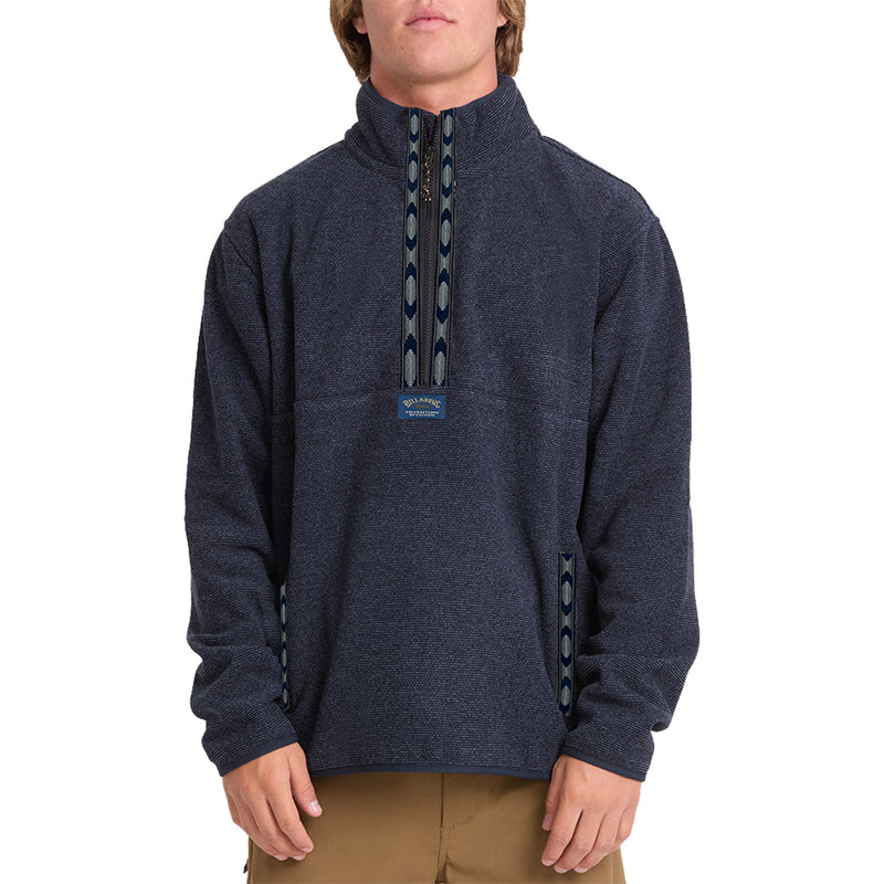 Load image into Gallery viewer, Billabong Frontier Mock Neck Half-Zip Fleece Sweatshirt 1

