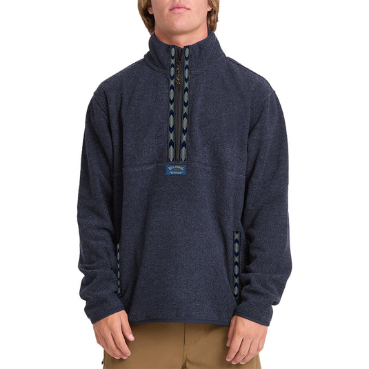Billabong Frontier Mock Neck Half-Zip Fleece Sweatshirt 1