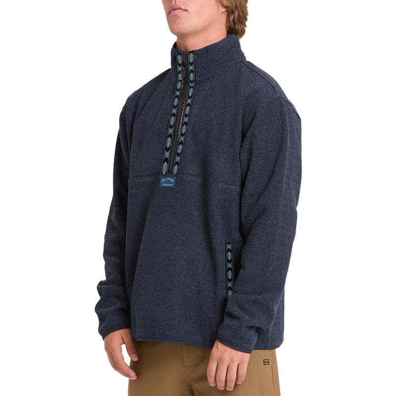 Load image into Gallery viewer, Billabong Frontier Mock Neck Half-Zip Fleece Sweatshirt 3
