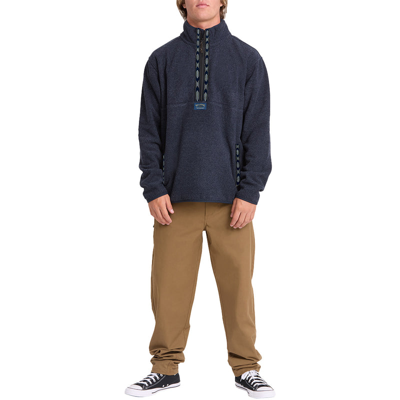 Load image into Gallery viewer, Billabong Frontier Mock Neck Half-Zip Fleece Sweatshirt 5

