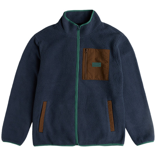 Billabong Alpine Mock Neck Zip-Up Fleece Sweatshirt 1