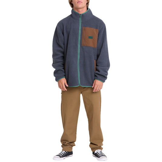 Billabong Alpine Mock Neck Zip-Up Fleece Sweatshirt 6