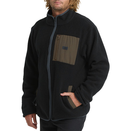 Billabong Alpine Mock Neck Zip-Up Fleece Sweatshirt 9