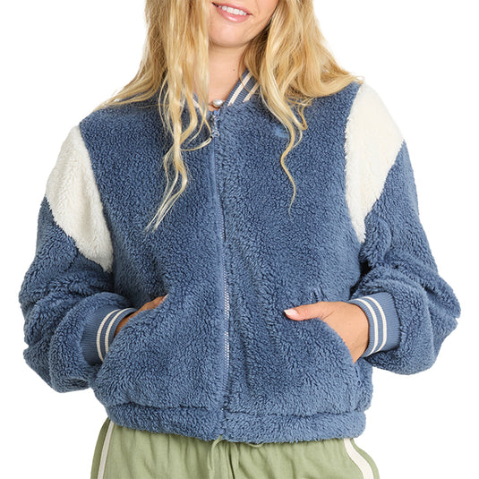 Billabong Women's A/Div Batter Zip-Up Fleece Jacket 1