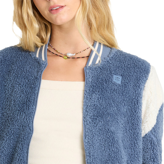 Billabong Women's A/Div Batter Zip-Up Fleece Jacket 4