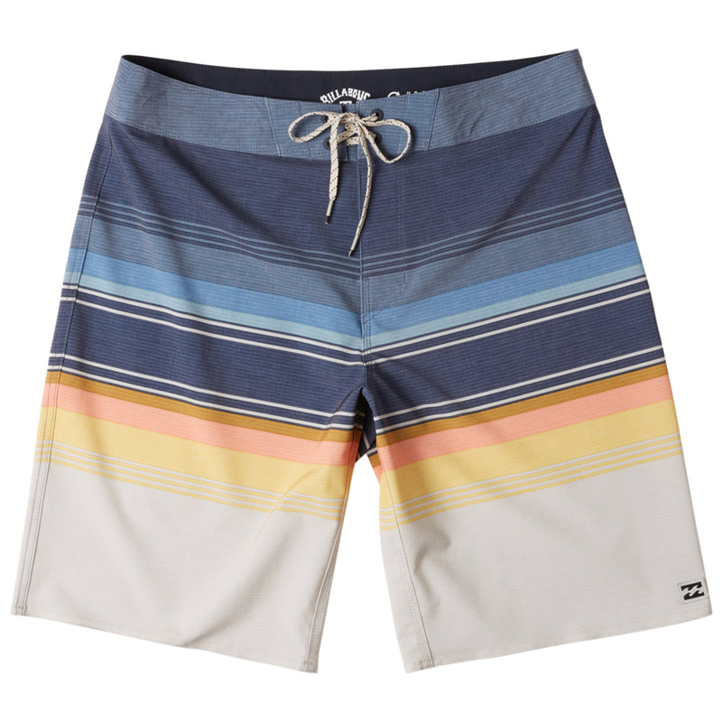 Load image into Gallery viewer, Billabong All-Day Stripe Pro 20" Boardshorts - Dusty Navy 1
