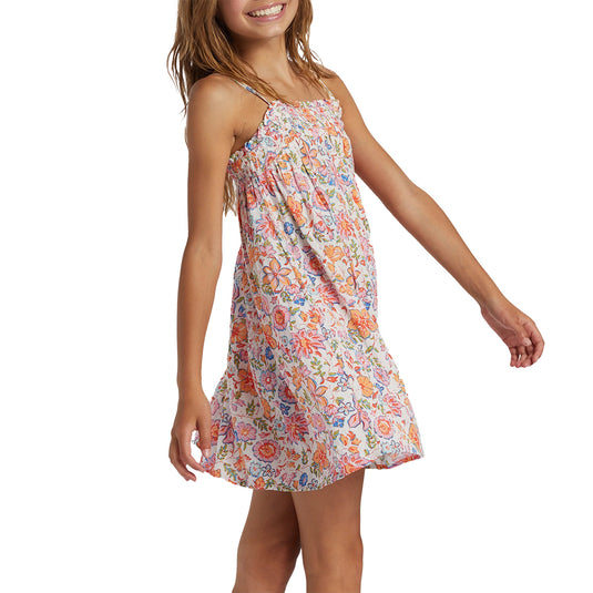 Billabong Youth Sunshine Fun Flowy Mini Dress 2