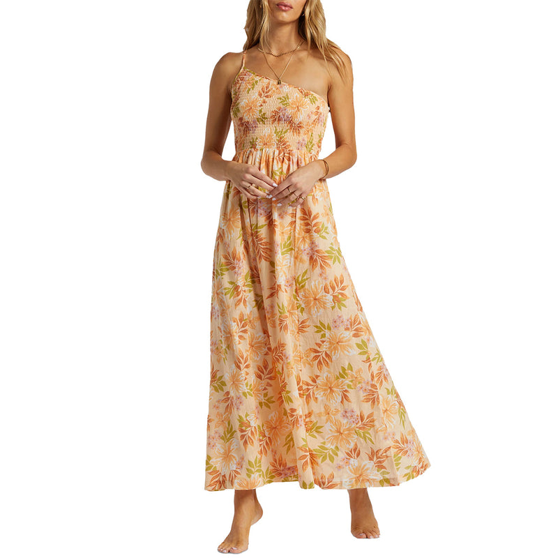 Load image into Gallery viewer, Billabong Women's Warmer Days One Shoulder Maxi Dress 1
