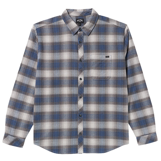 Billabong Coastline Long Sleeve Button-Up Flannel Shirt 1