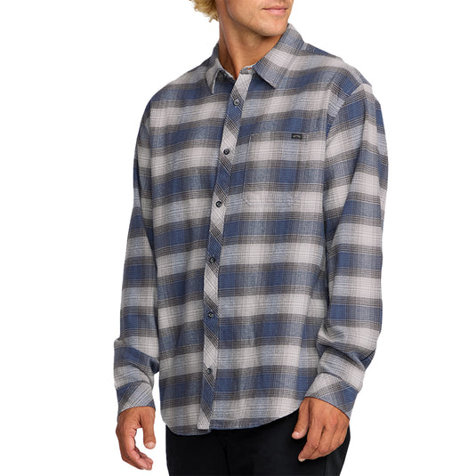 Billabong Coastline Long Sleeve Button-Up Flannel Shirt 4